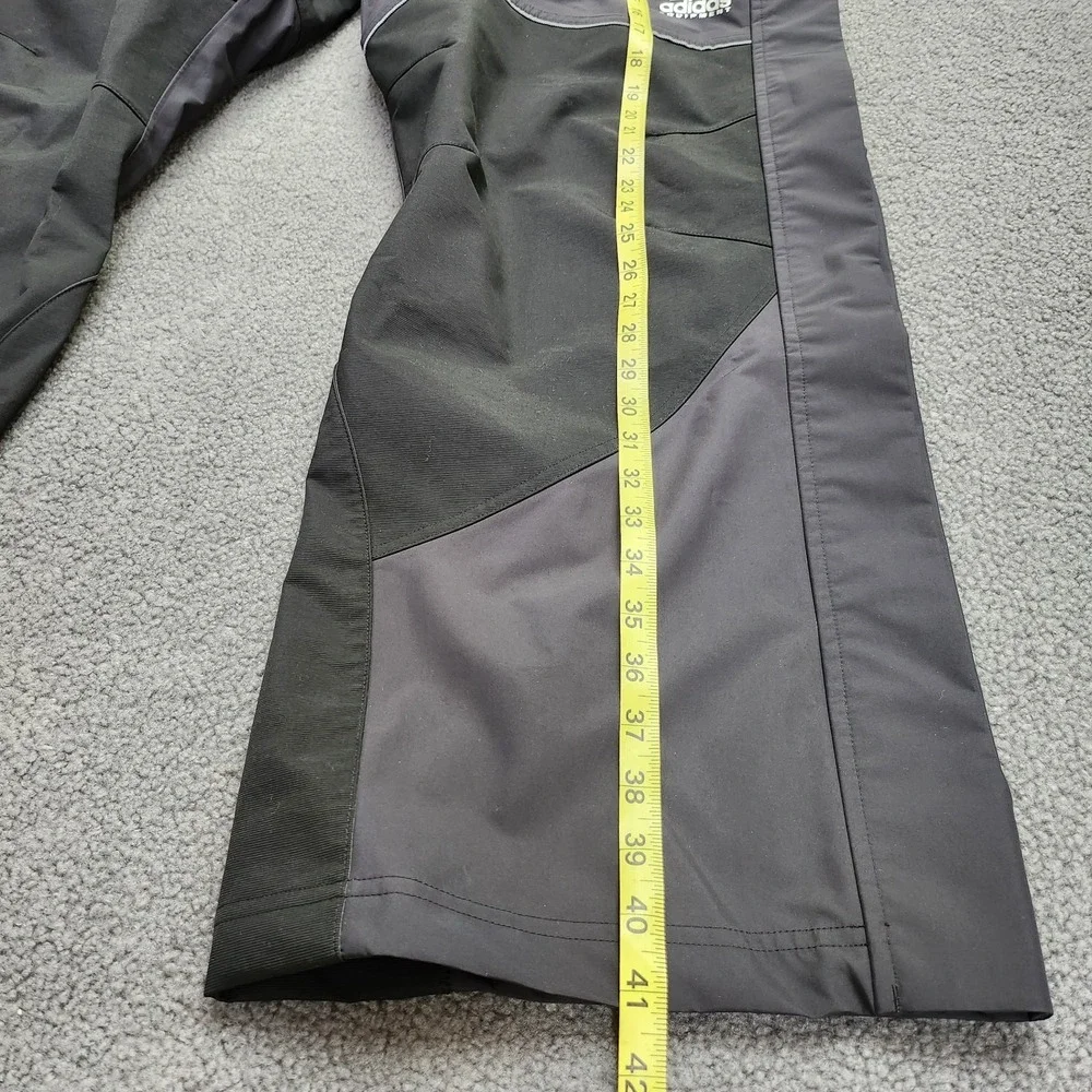 Mens Size M Adidas EQT Pants Originals Woven Belted Waist Outdoor Black JV7657